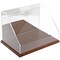 Plymor Clear Acrylic Slanted Front Display Case, 12" W x 8" D x 8" H
